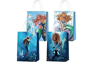 GANKTOWCOY 16pcs Cartoon 2023 Party Favor Bags Candy Bags for little mermaid...