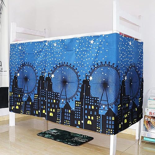 Vista 57 de JIAHG Cortinas de litera para dormitorio de estudiantes, cortinas de cama individual, cortinas de sombreado a prueba de polvo, cortina de ventana