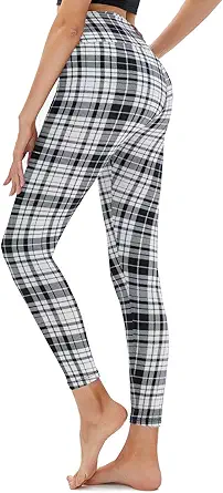 High Waisted Leggings for Women - No See Through Tummy Control Cycling Workout Yoga Pants with Pockets Reg & Plus