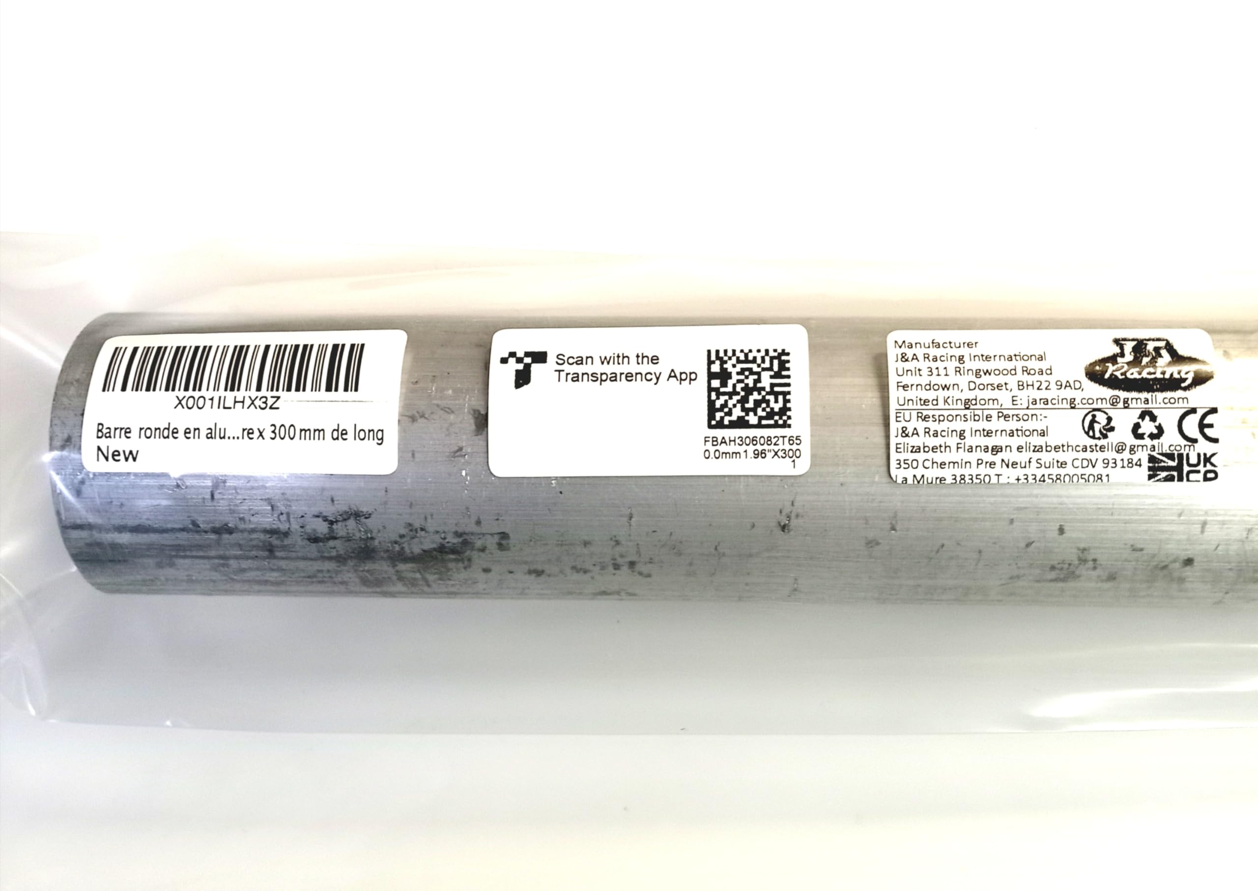 Barre Ronde En Acier Inoxydable 304 - Diamètre 8mm X Longueur 250mm - Lot De 2 Pièces Pour Bricolage Et Modélisme - 2