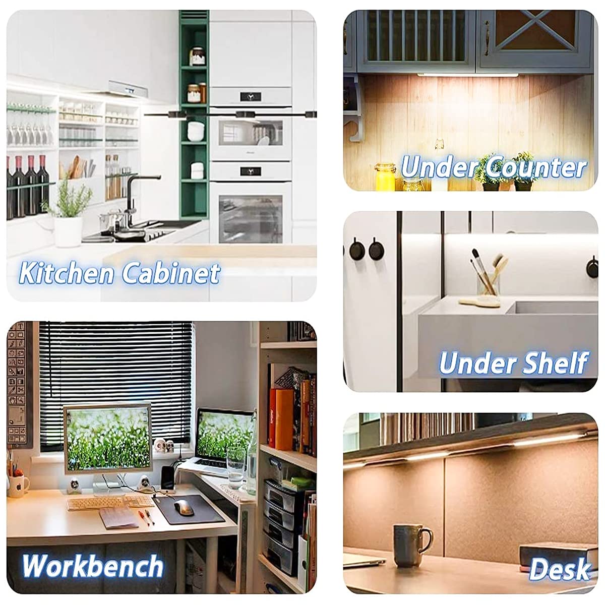 Buy ASOKO LED Under Lighting for Kitchen with Touch Sensor, USB