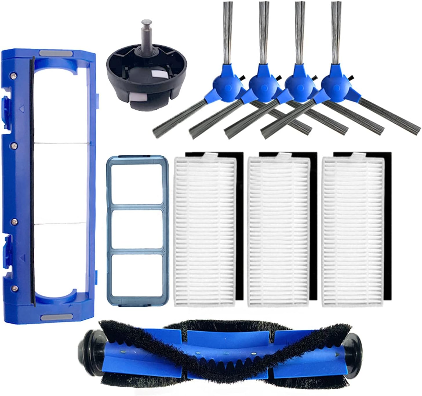 Accessori Di Ricambio Per Eufy RoboVac 11S Max / 15C Max / 30C Max G20 G30 G30 Edge G10 Hybrid 6 Filtri Hepa 6 Spazzole Laterali 92859537