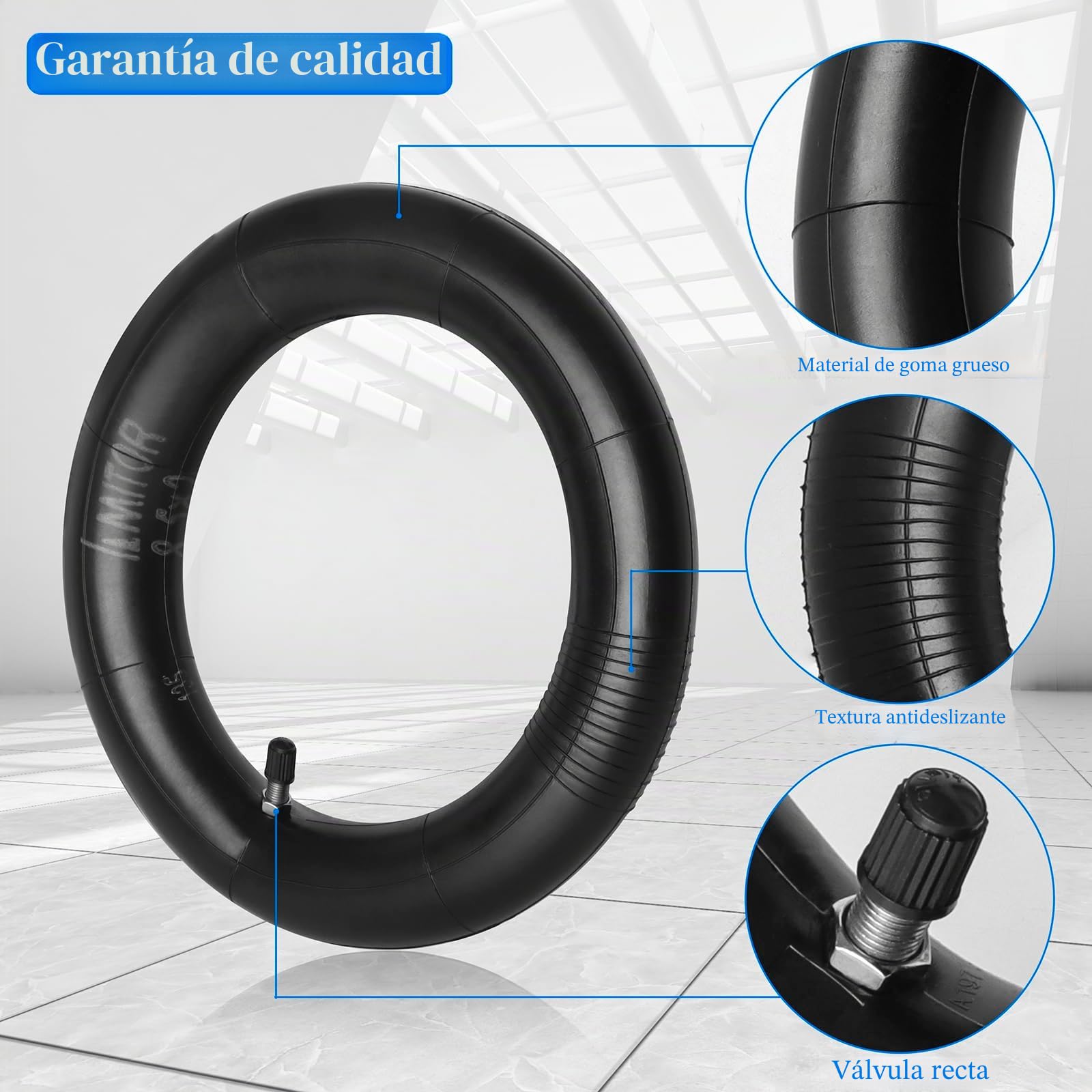 Xiaomi M365 Pro 2 1S Scooter Eléctrico Cámara Patinete 8 1/2 x2 8.5 Pulgadas 50/75-6.1 Neumáticos Interiores