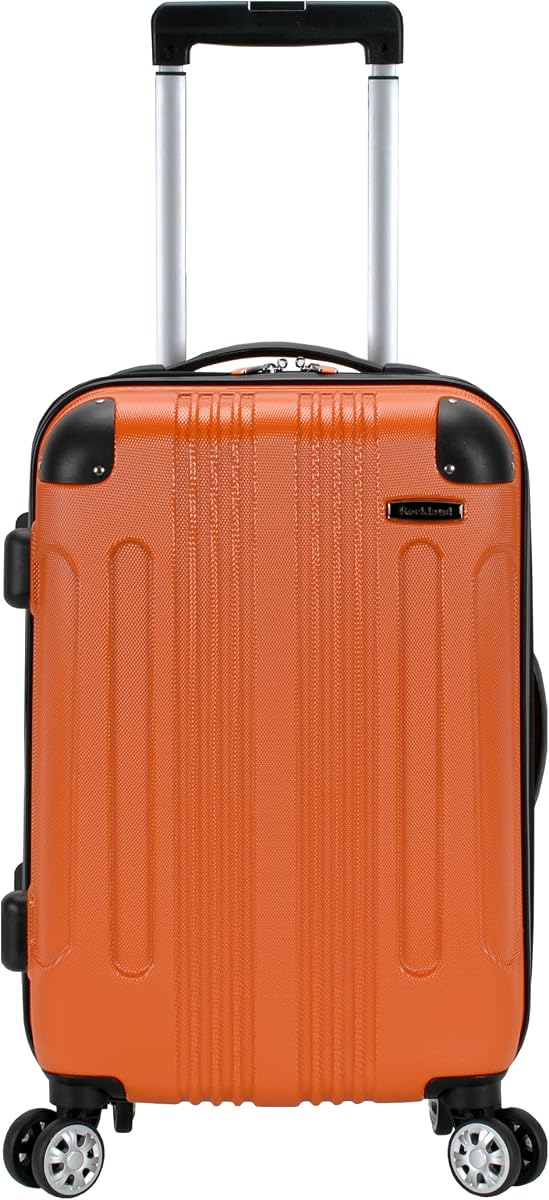 London Hardside Spinner Wheel Luggage, Carry-On 20", Orange