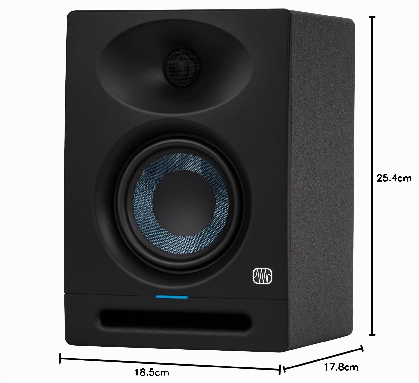 PreSonus Eris Studio 4 - Altoparlante per monitor da studio, singolo, 4,5", 2 vie, con guida d'onda EBM