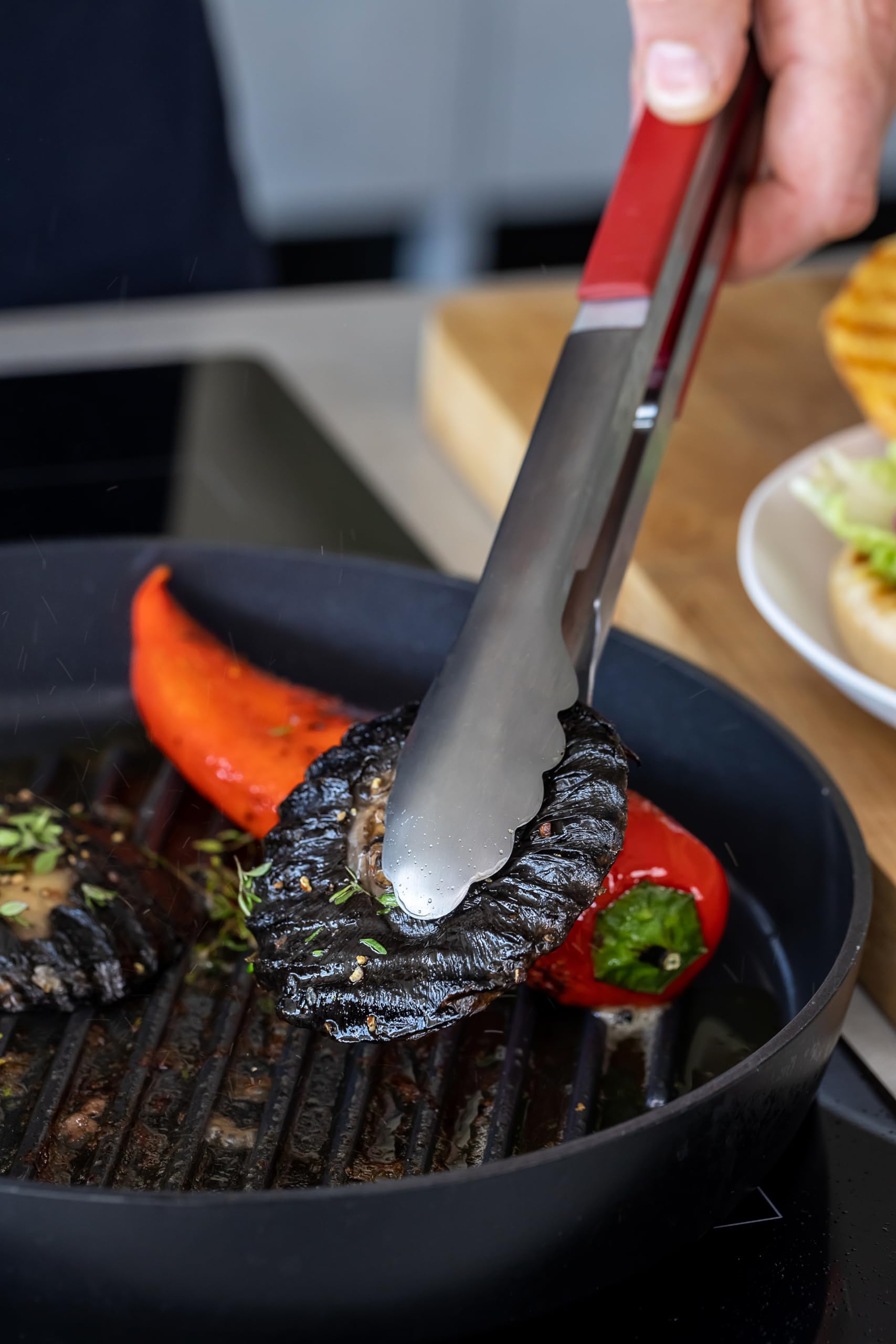 KitchenAid 3-częściowy zestaw do grillowania w pomieszczeniach - Empire Red
