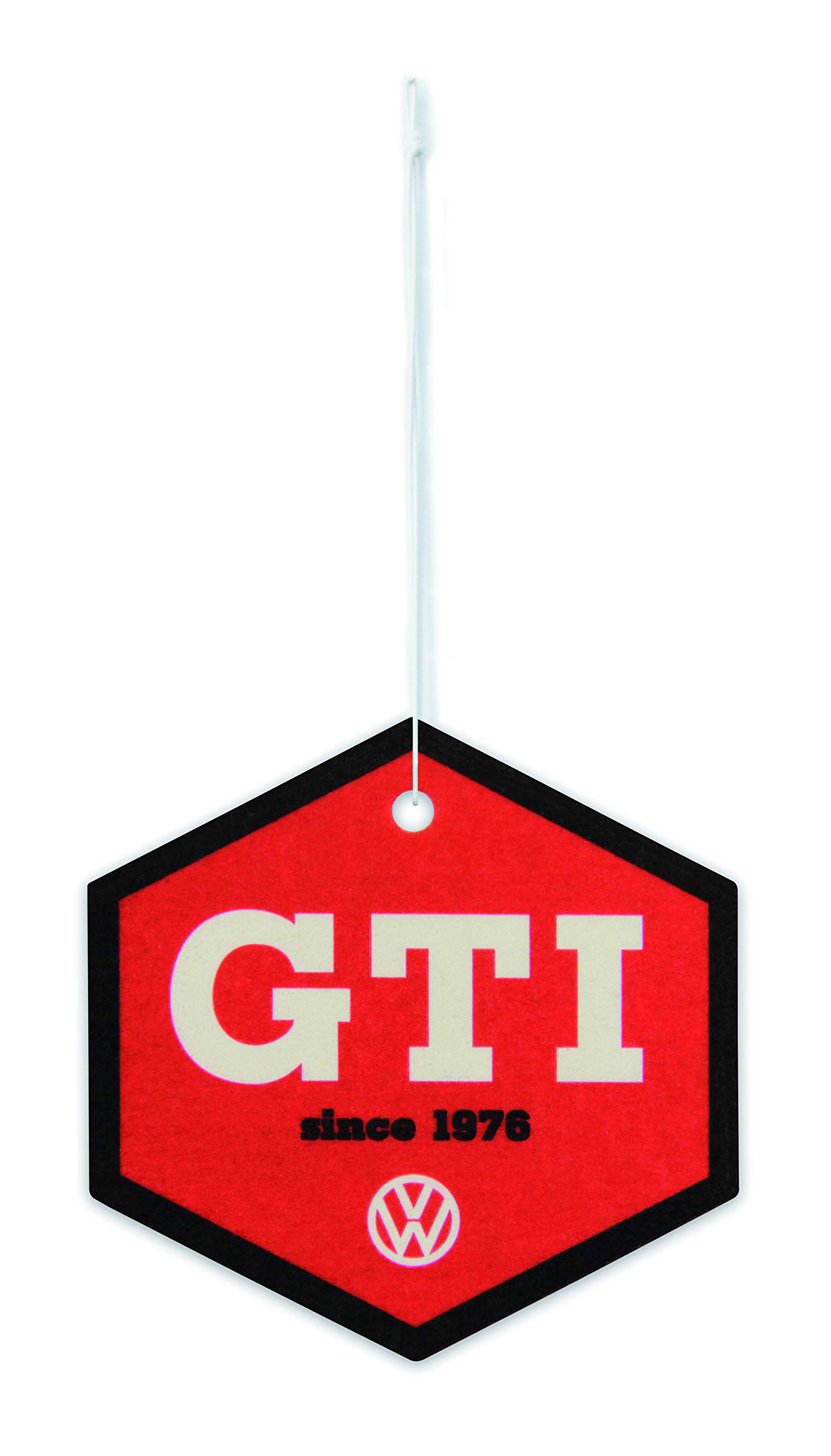 BRISA VW Collection - Volkswagen Air Freshener, Room Freshener, Deodorizer for Cars Golf GTI Motif (GTI The Legend/Coconut/Red & Black)