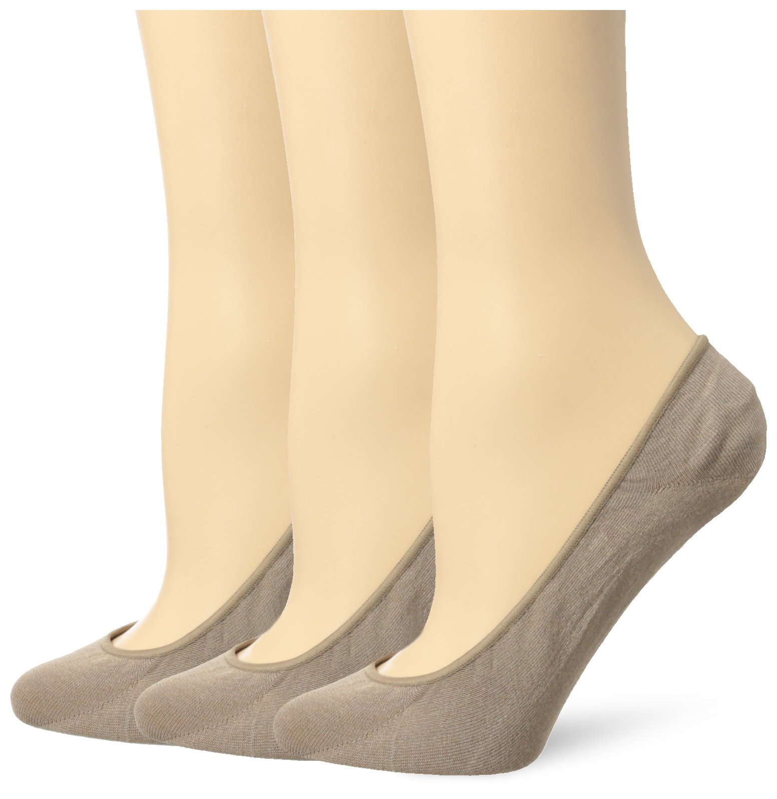 Tommy Hilfiger Women's 3 Pr Low Cut-Nude