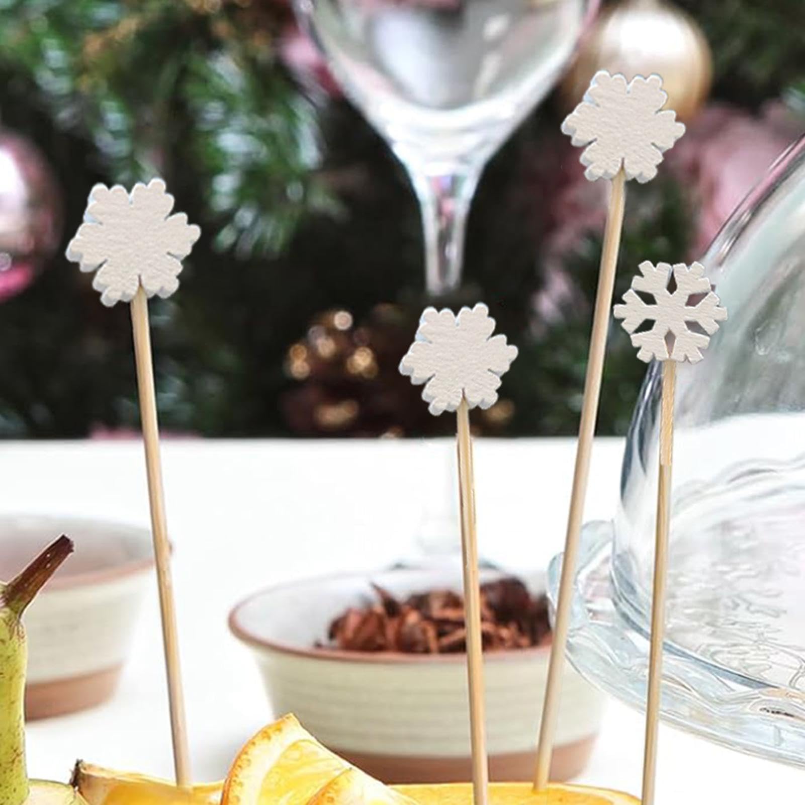 Bastoncini da cocktail di Natale,Picks da cocktail di Natale | Spiedino di