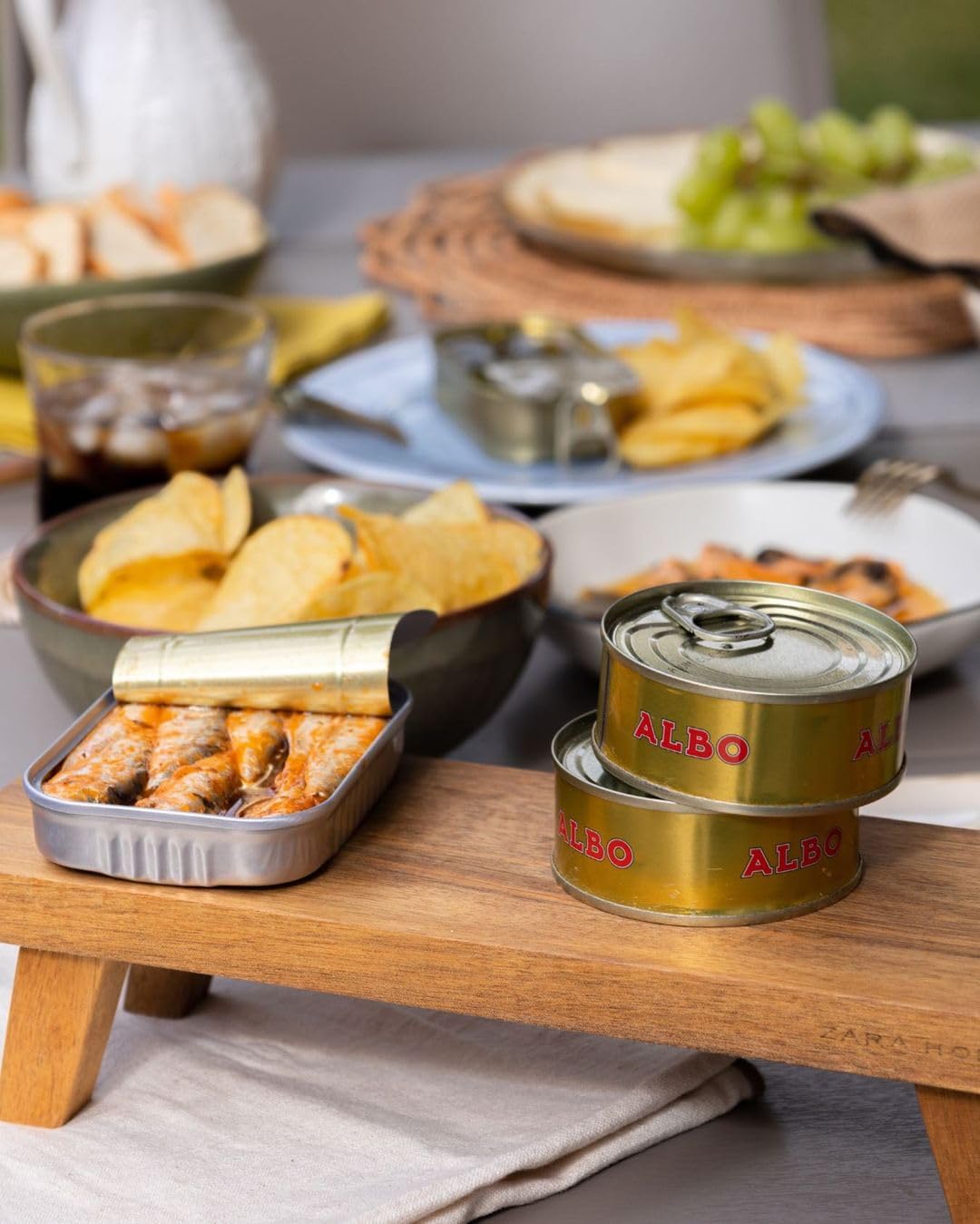 Albo Conserva de Sardinas en Salsa de Tomate, Pack 6 Latas x 120 g
