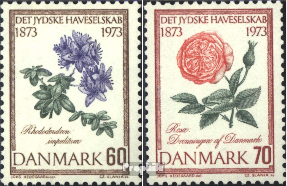 Prophila Collection Danemark 543-544 (complète.Edition.) Neuf avec Gomme Originale ** MNH 1973 société de l'horticulture (Timbres pour Les Prophila Collection Danemark 543-544 (complète.Edition.) Neuf avec Gomme Originale ** MNH 1973 société de l'horticulture (Timbres pour Les