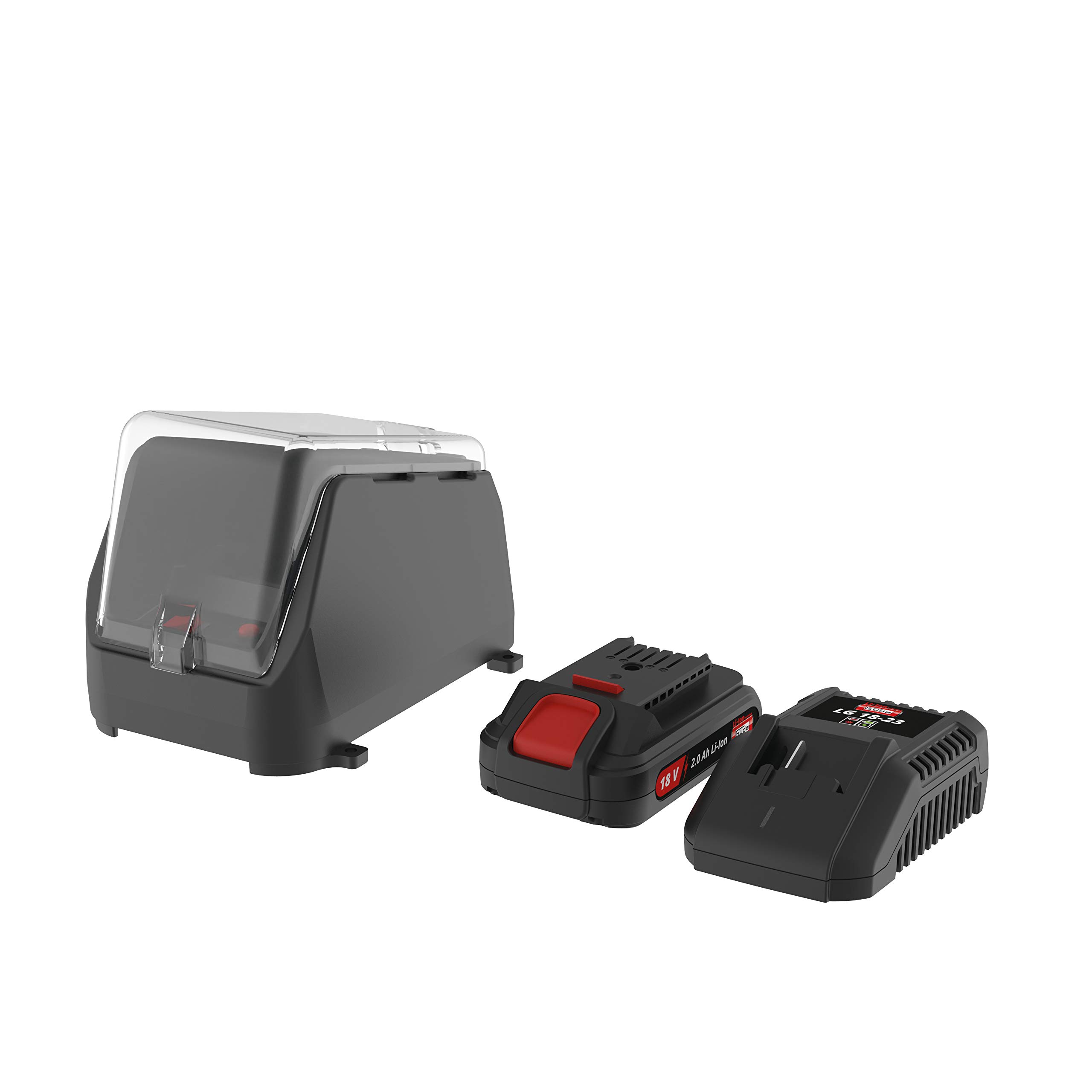 Güde Akku Regenfasspumpe RFP 18-201-23 (18 V, 2000 l/h, max. Förderhöhe 7 m, Kabellänge 3 m, max. Eintauchtiefe 2,5 m, Akkupack 2,0 Ah, Schnellladegerät, Ladezeit ca. 1 h)
