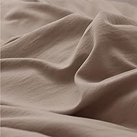 Vista 150 de Bedsure - Juego de ropa de cama de 2 piezas con 1 funda de edredón y 1 funda de almohada, extrasuave, prelavado, con cremallera, sin edredón
