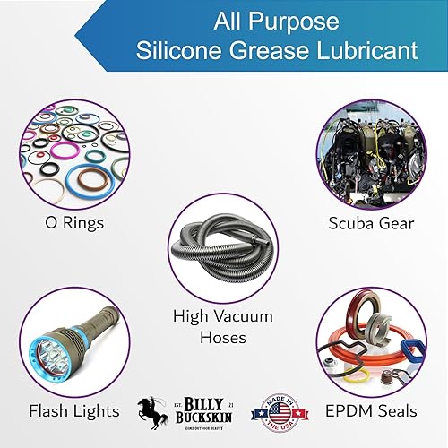 Miniatura 2 de Grasa de silicona Whiz de silicona, grasa de silicona para juntas tóricas, lubricante sanitario de grado alimenticio, lubricante de máquina, grasa