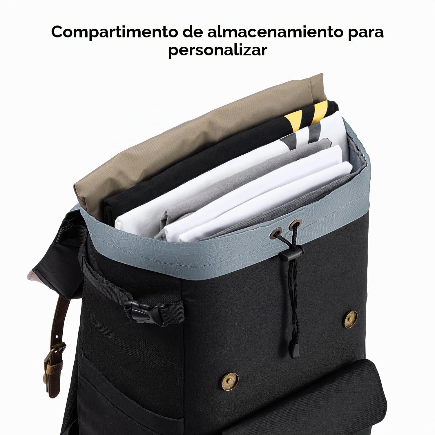 K&F CONCEPT Mochila para Cámara Profesional, Bolsa para Fotografía Impermeable, Mochila para Fotográfica Multifuncional 21L Compartimento de Gran Capacidad para Portátil DSLR de 15,6 Pulgadas, Negro