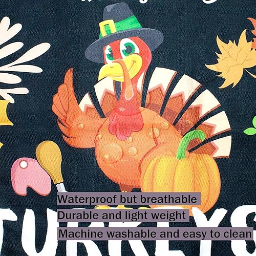 Miniatura 4 de Delantal de cocina de Acción de Gracias, delantal de cocina para hombres y mujeres, delantal de cocina de otoño, delantal de calabaza y pavo