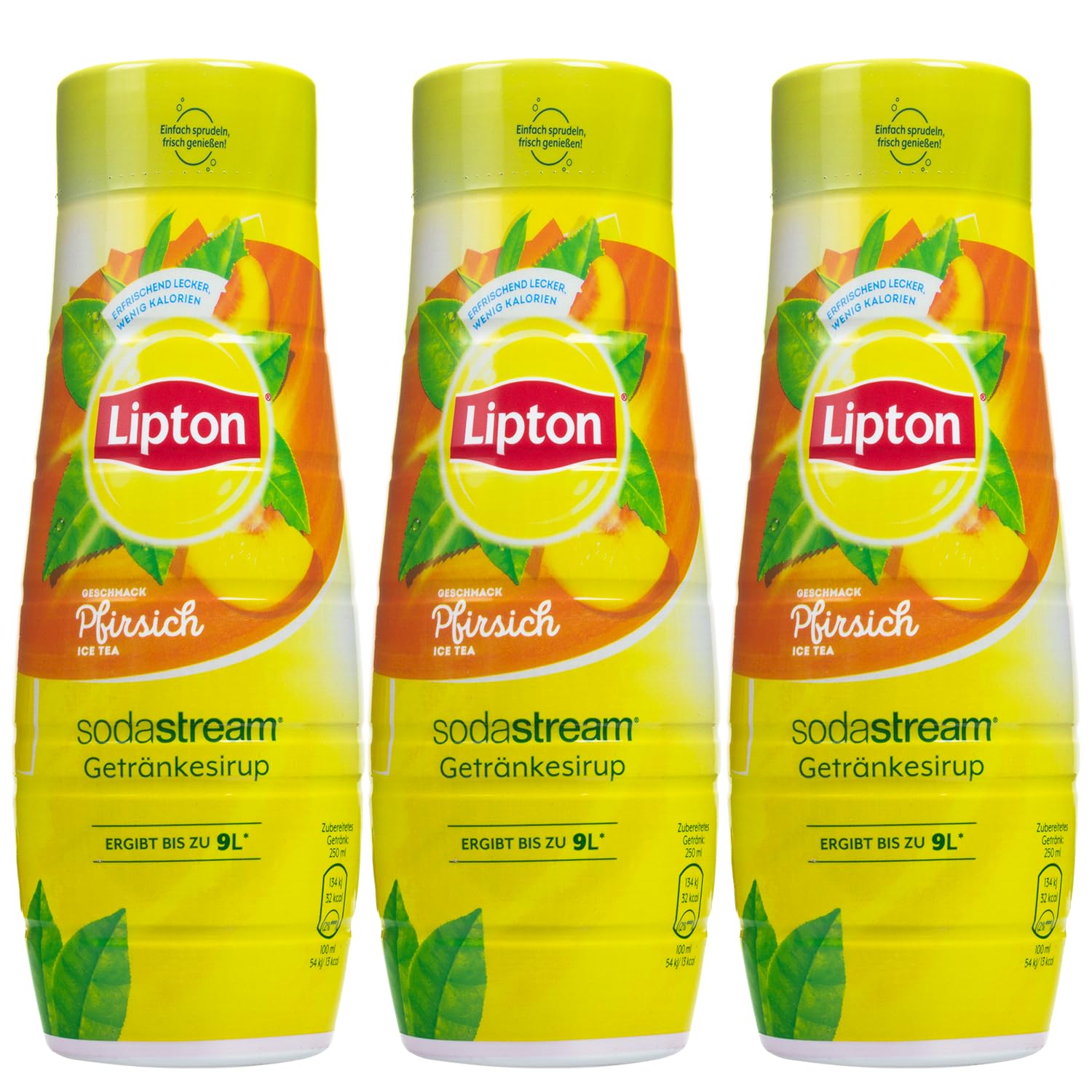 Sodastream 3x SYROP LIPTON ICE TEA BRZOSKWINIA 440 ml DO SATURATORA