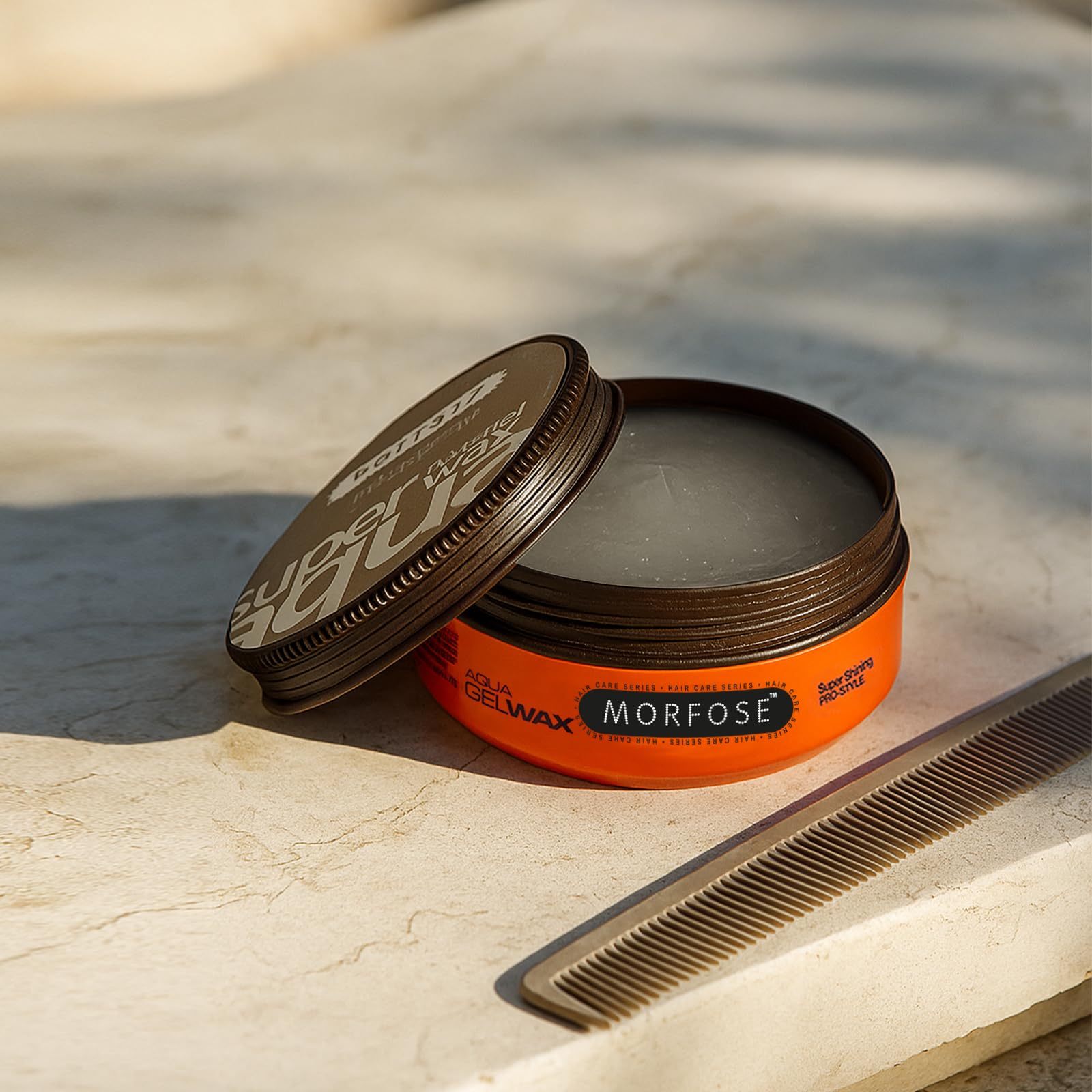 MORFOSE Aqua Hair Wax - 175 ml. Professional Hair Care For An Incredible Shine And Strong Hold by MORFOSE