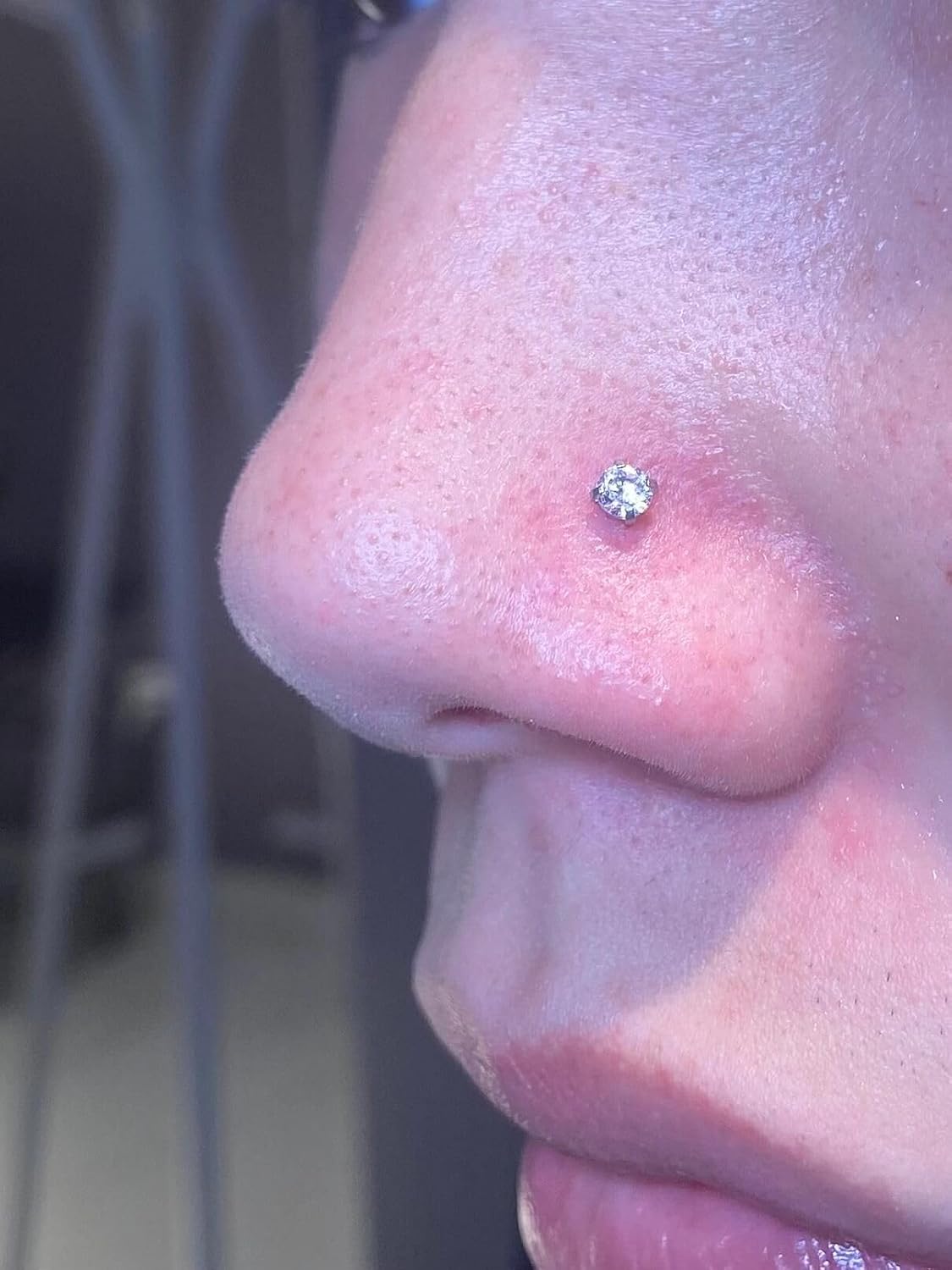 18G 20G 22G Corkcrew Nose Rings Studs 316L Surgical Steel Hypoallergenic Nose Studs Nostril Piercing Jewelry for Women Men Cubic Zirconia Size 1.5mm 2mm 2.5mm 3mm 3.5mm 4mm