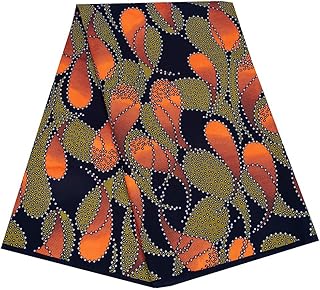 African Fabric 6 Yard Ankara Tribal Print Dashiki Polyester Wax Fabric