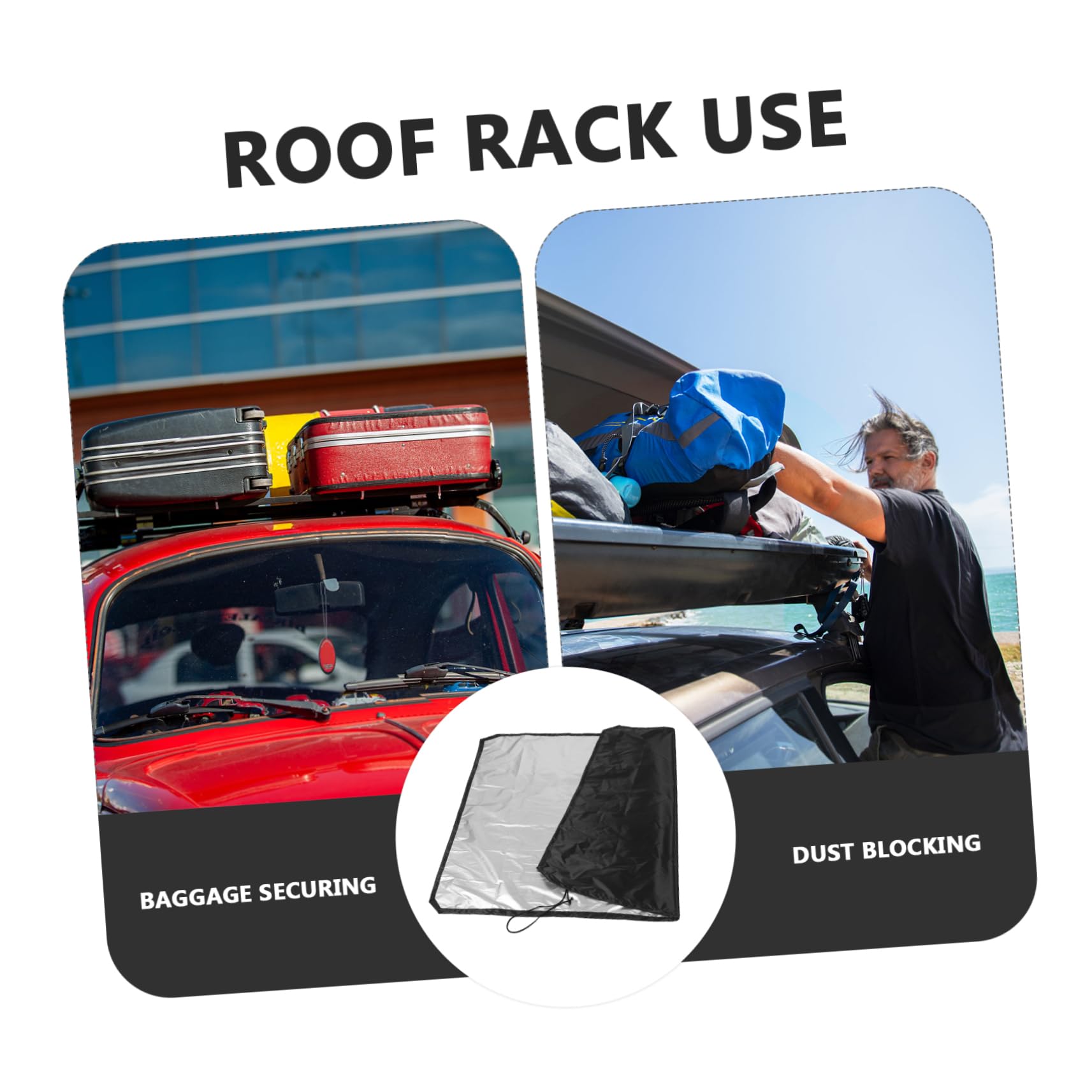 Polyester Car Rack Cover MQETLY Waterproof Car Roof Rack Cover – Keep ...