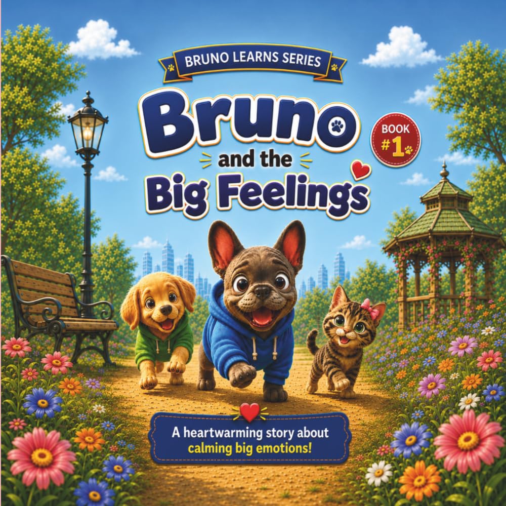 Bruno and the Big Feelings: A heartwarming story about calming big emotions! (Bruno Learns Series)