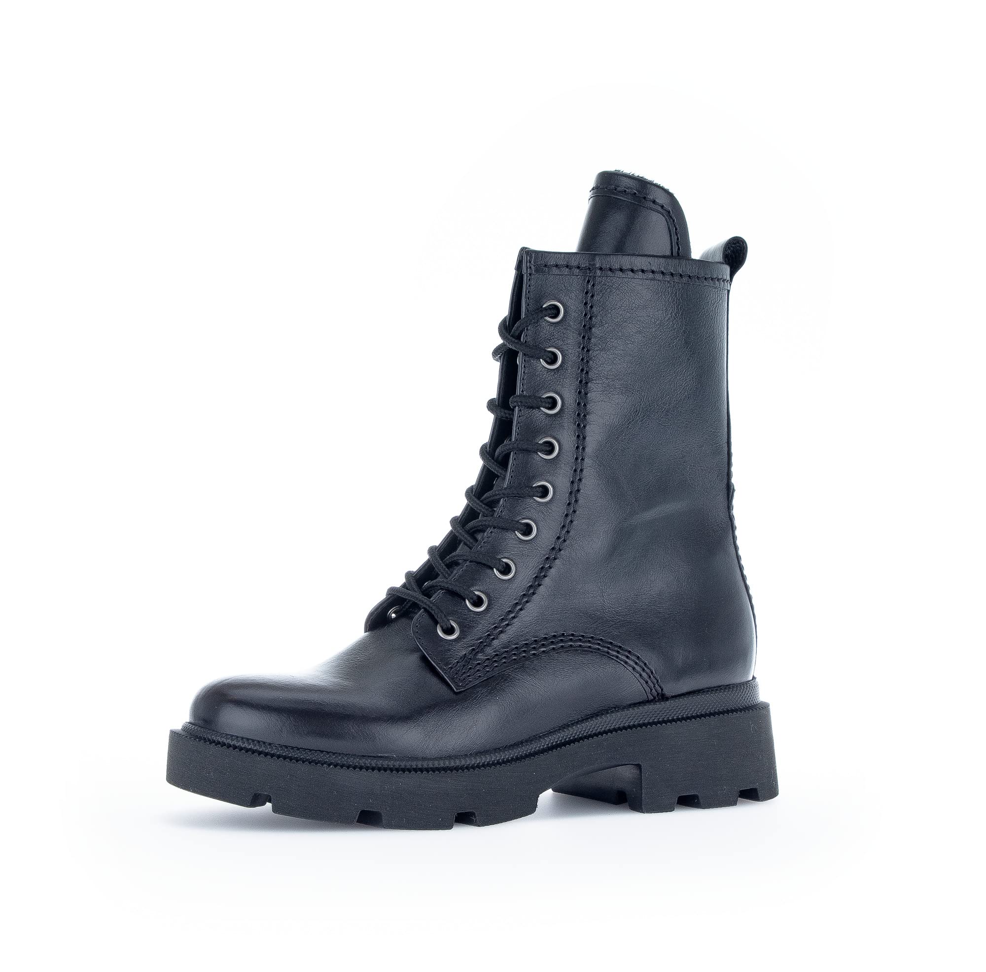 Gabor Women Ankle Boots Ladies Combat Boots Removable Insole Lace