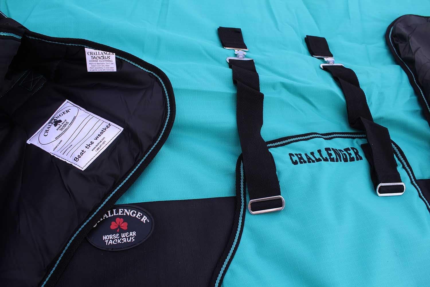 70" 1200D Turnout Waterproof Horse Winter Blanket Heavy Belly Band 511B