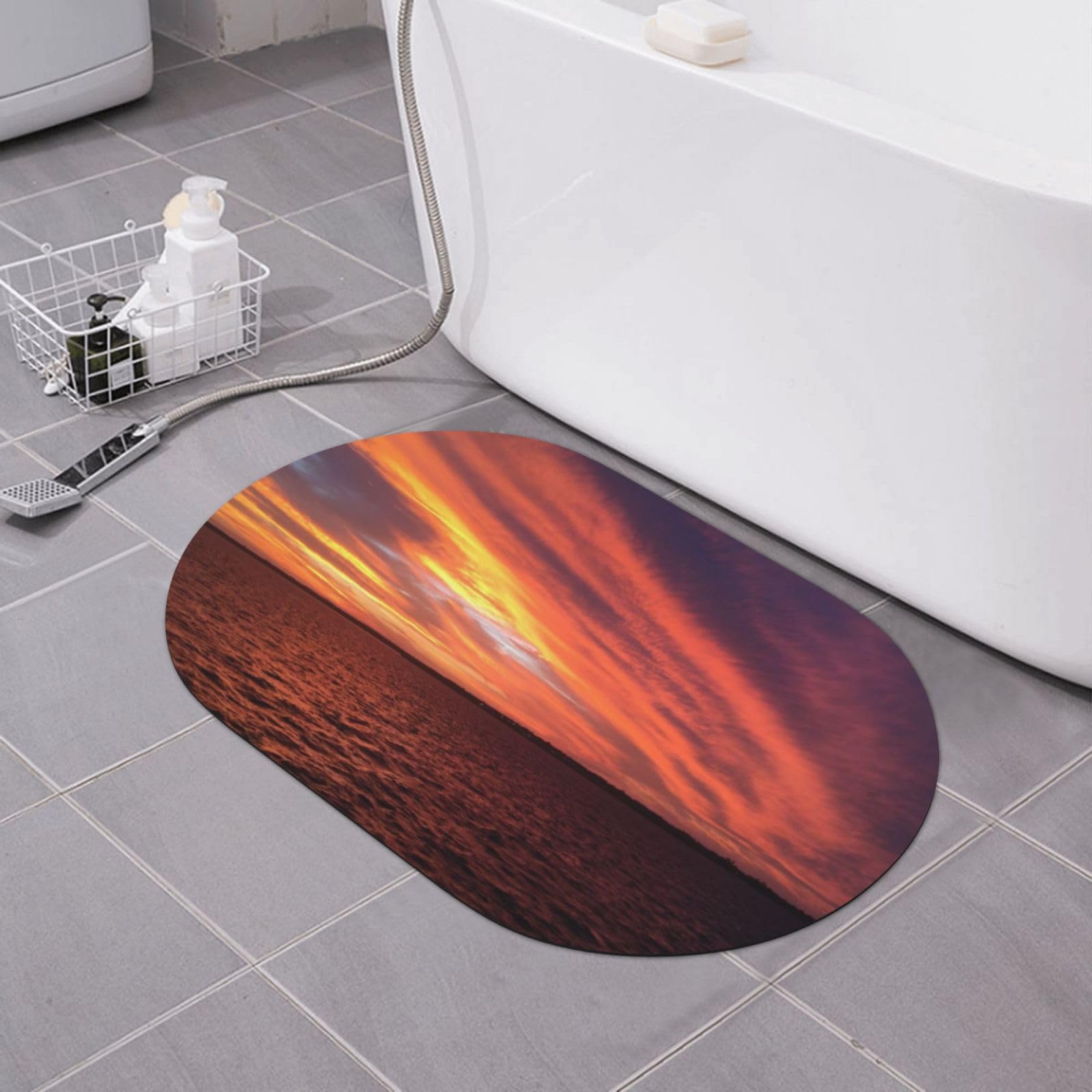 Tapis de bain cuisine et baignoire absorbant Hervey Bay pour la maison