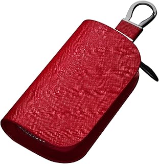 SECRET DESIRE Generic Car Key Case Portable Small Zipper Bag Decorative Car Key Fob Cover Red-picture-22