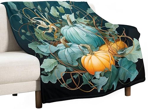 Miniatura 8 de Manta de vellón con estampado botánico de flores de terracota y primavera, manta de franela para el hogar, cama, sofá para niños y adultos, 70 x 80