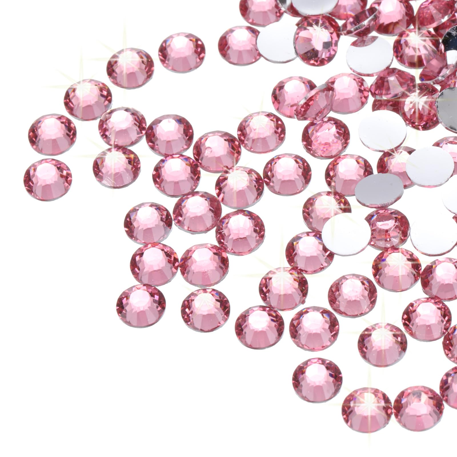 Diamantes de resina rosa oscuro SS16 para personalizar fundas de móviles ropa y ropa de baile