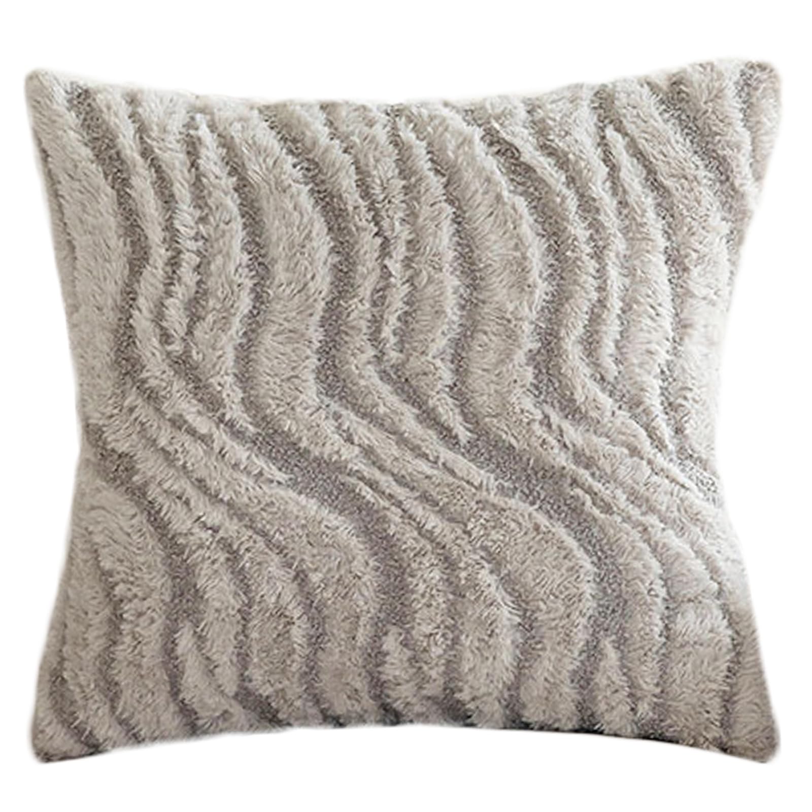 NVOQILIN Water Waving Pillowcase, Plushes Pillow Slipcover, Add Touch of Elegances to Any Room Enhancing Home Aesthetic Water Pillow Covers