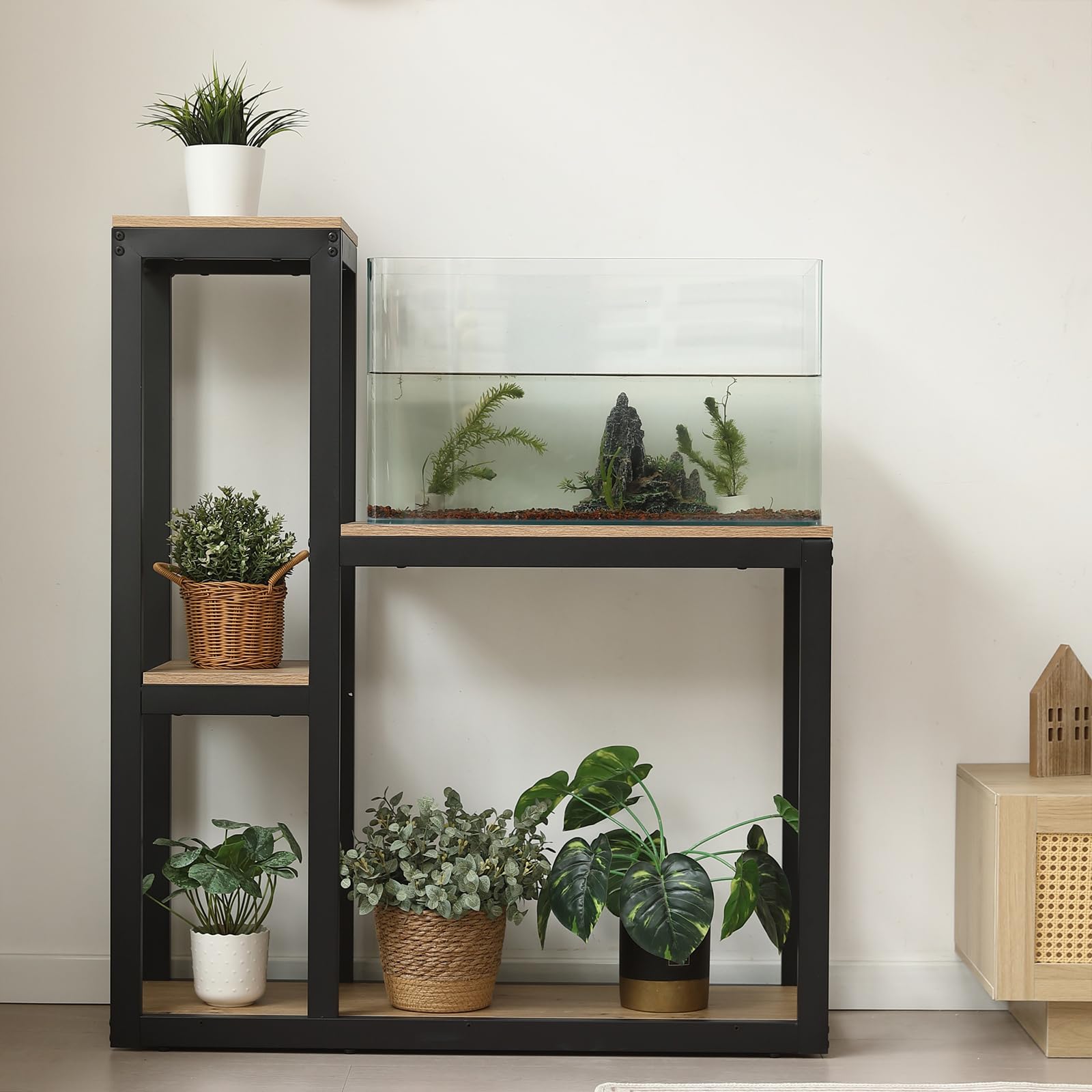 Amazon｜水槽台 水槽スタンド 幅94.5×奥行30×高さ109cm 総耐荷重170kg