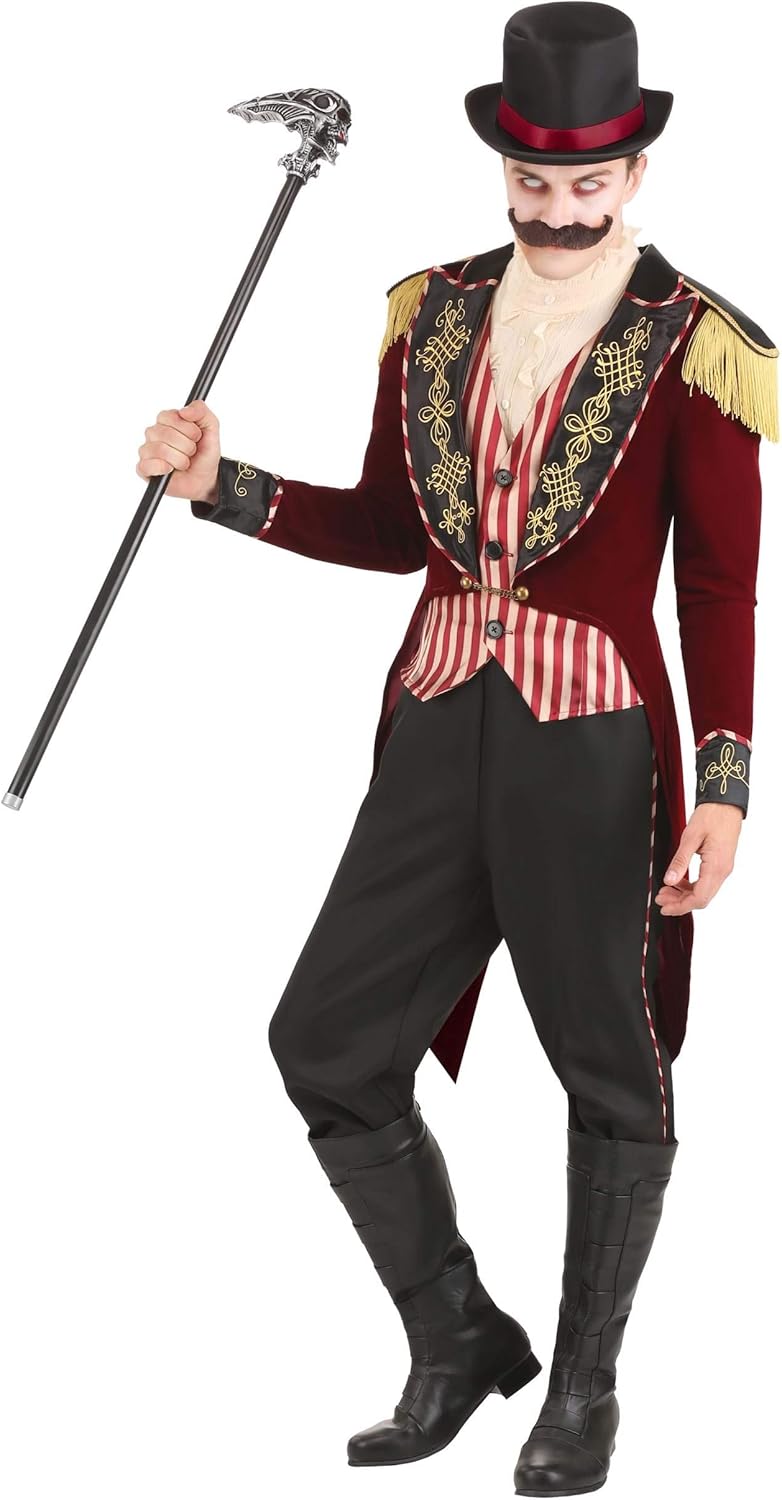 Fun Costumes Men's Scary Ringmaster Costume - Medium - Multi-Color - Image 2