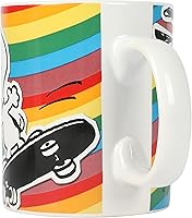 Vista 6 de Peanuts 70 aniversario 4 piezas 15 onzas tazas de gres Snoopy