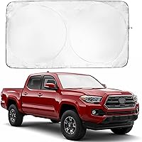 Vista 29 de Parasol para parabrisas BMW X2 (2018-2023), certificado 99.87% UVB y 99% de protección solar UVA. Cubierta opaca de doble capa galardonada, parasol