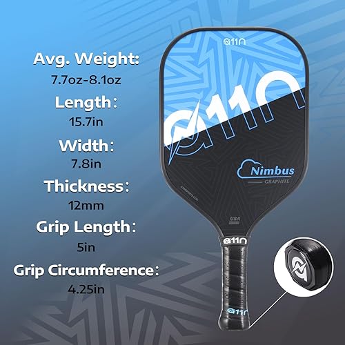 Miniatura 4 de A11N USAPA - Paletas de pickleball aprobadas con bolas y bolsa, juego de 2 o 4 paletas