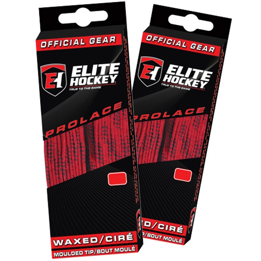 Elite Hockey Prolace Waxed Hockey Skate Laces - Set of 2 Pairs