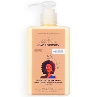 Ethnic Gals Low Porosity Leave In Conditioner, with Shea Butter & Aloe - 9.5 fl oz - Deep Moisturizing Conditioner Hydration for Curly Natural Hair, Low Porosity Hair Products - Amazon product rated Grade B