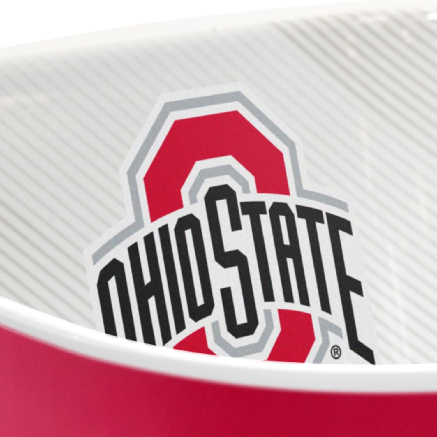 YouTheFan NCAA Officially-licensed Large Party Bowl - 100% Melamine, dishwasher safe, BPA free - holds large bag of chips - sleek design - perfect for game day or any day