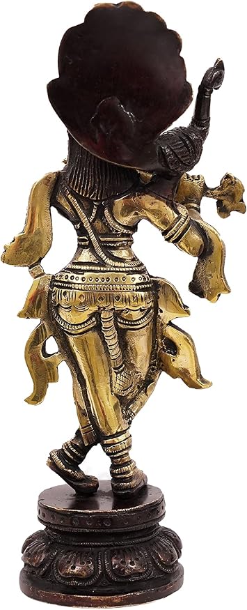 Shri Krishna Small Statue for Puja, Home Mandirs, Gifts, Showpiece 3 X 10 X 3 in