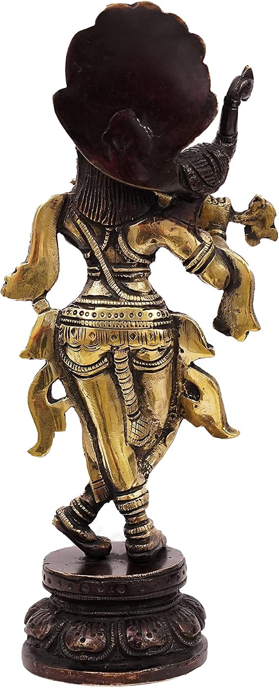 Shri Krishna Small Statue for Puja, Home Mandirs, Gifts, Showpiece 3 X 10 X 3 in