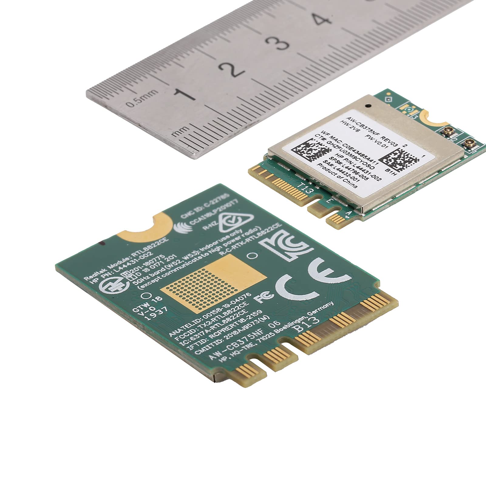 Bezprzewodowa karta sieciowa, moduł WiFi 2,4/5,0 GHz Bluetooth 5.0 M.2 NGFF WiFi bezprzewodowa karta 802.11a/b/g/n/ac RTL8822CE