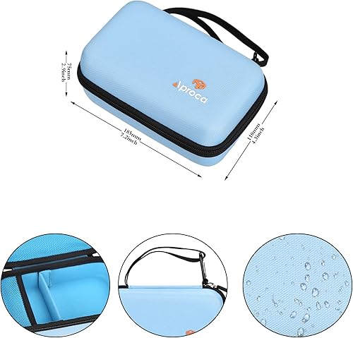 Miniatura 6 de Aproca Funda protectora de almacenamiento de viaje duro azul, para cámara de impresión instantánea ESOXOFFORE y accesorios