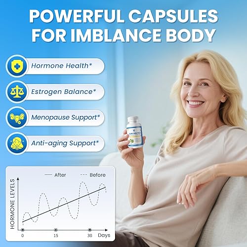 Vista 3 de Lukaree DIM Suplemento de 400 mg para mujeres, liposomal, soporte de estrógeno y antioxidante, con cohosh negro, isoflavonas de soja y ácido alfa