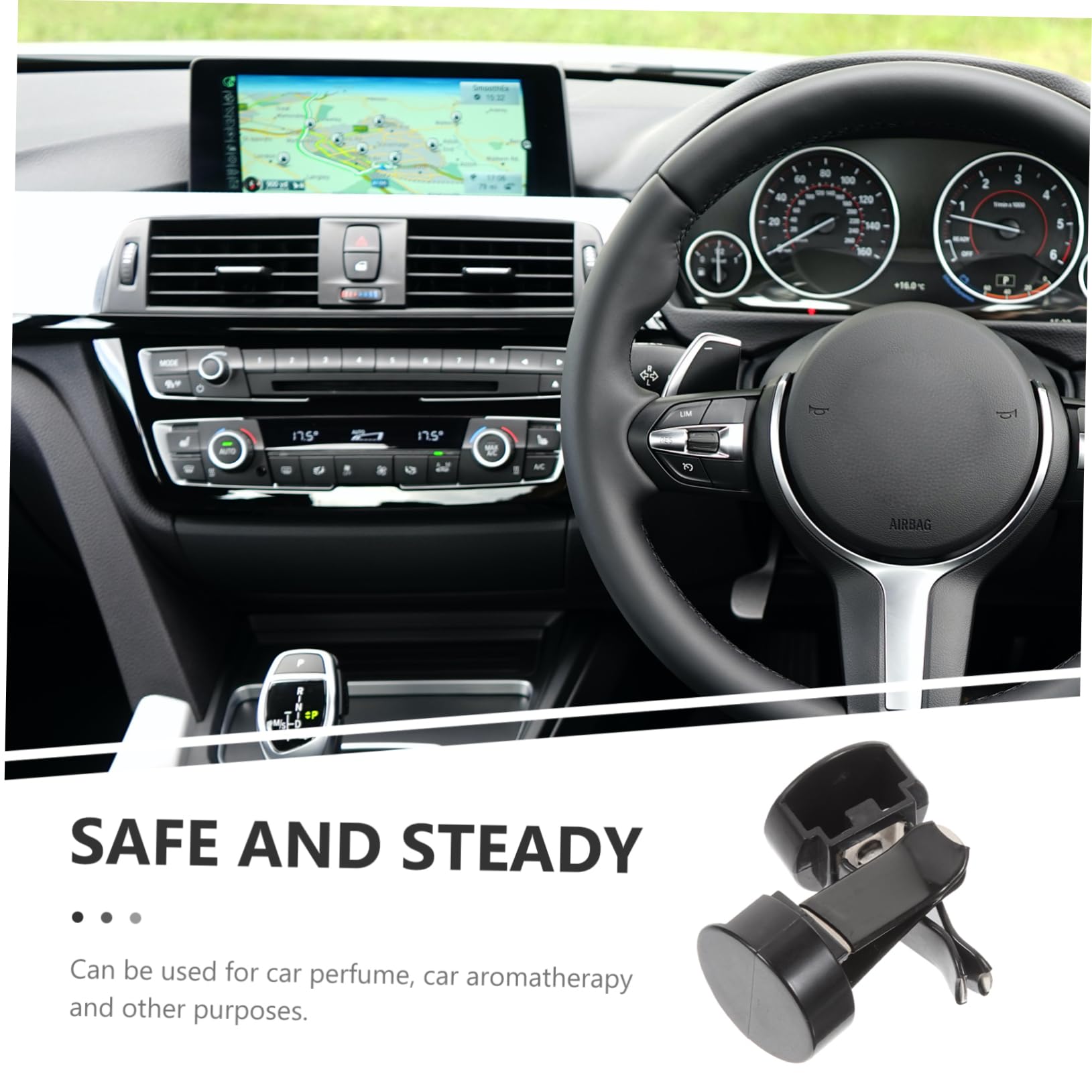 ABOOFAN 100pezzi Profumatore Auto Clip per Bocchette d Aria Accessori per Interni Auto Facile Installazione senza Attrezzi Resistente Materiale Plastico