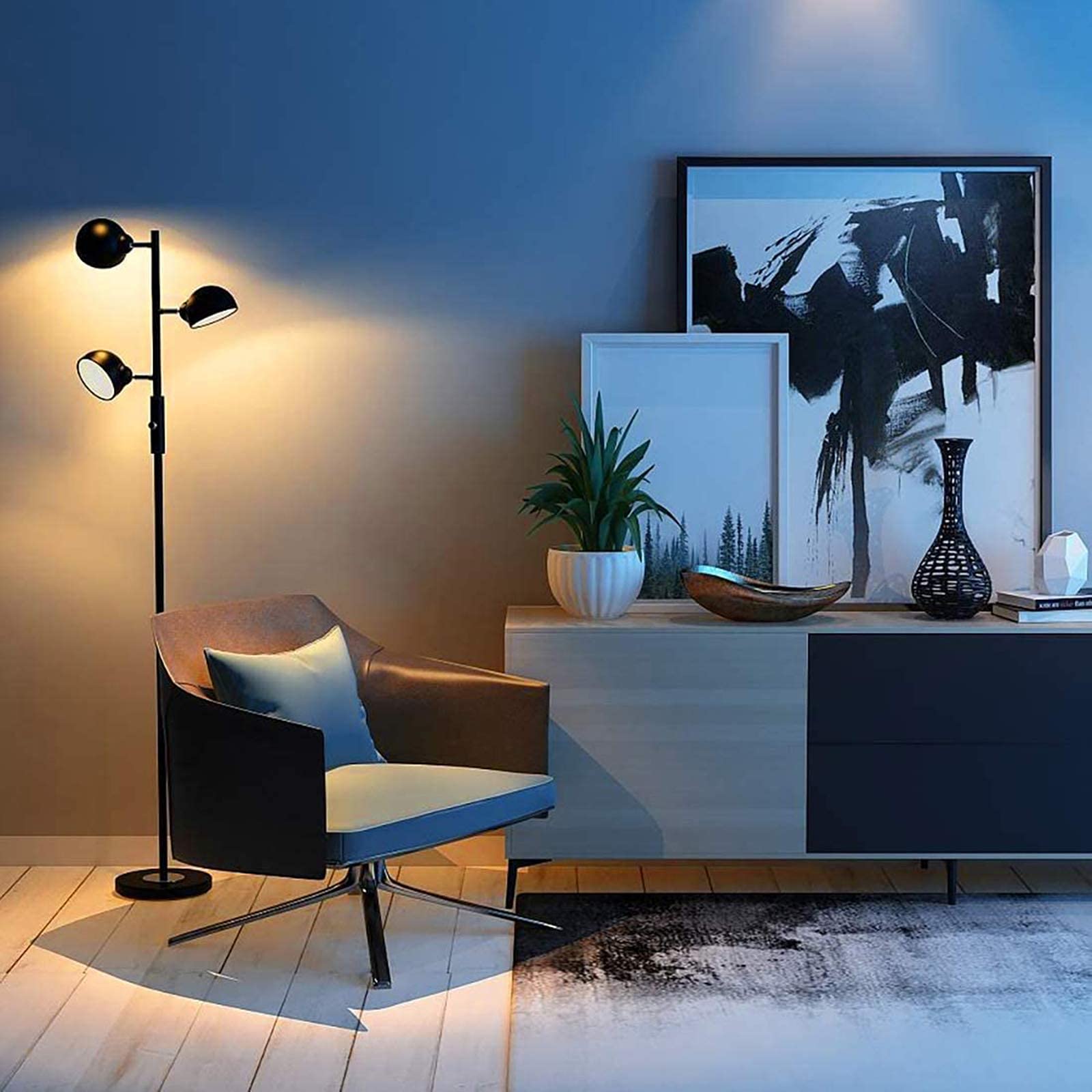 Paquete de 3 bombillas LED de maíz de 25 W,250 W,haluro de metal/HID/HPS de repuesto,tornillo de base E27,lámpara LED de ahorro de energía,con adaptador E40,superbrillante,3000 lúmenes,CA 100-277 V(bl