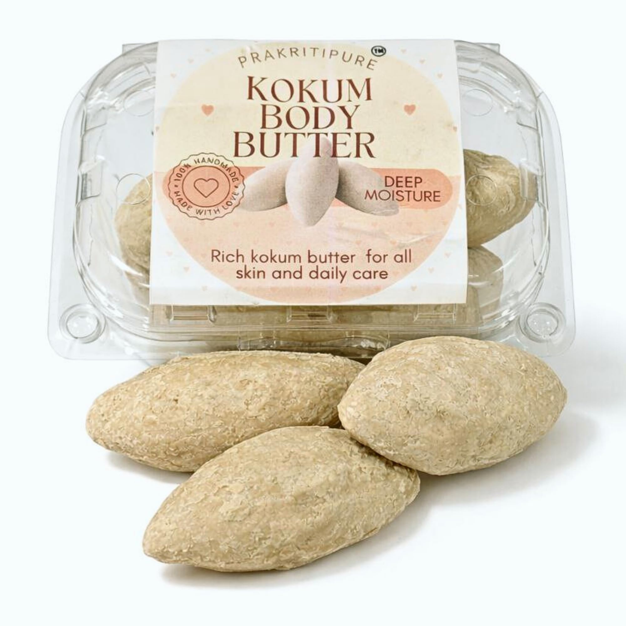 Kokum Body Butter, 180g 100% Pure Natural Deep Moisture, Handmade Chemical-Free for Dry Skin, Lips, Cracked Heels, Non-Greasy Fast Absorbing-image-10