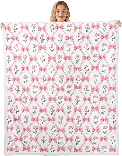 Miniatura 25 de Manta de cama con flores coloridas, manta de girasol, ligera, suave y acogedora, manta rústica de franela con temática de granja para sofá